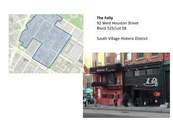 South Village Historic District  Historic Photographs  Historic Tax Photo 1930s  2009