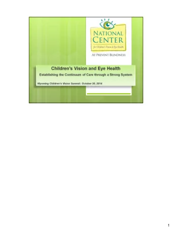 1  2 Presenter : While most of us are trying to do our best when it comes to childrens health,