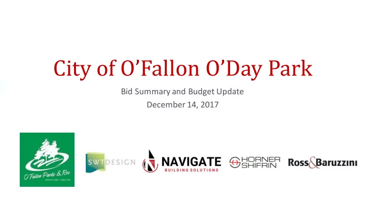 city of o fallon o day park