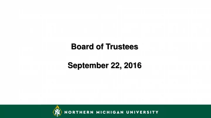 board of trustees september 22 2016 housing project