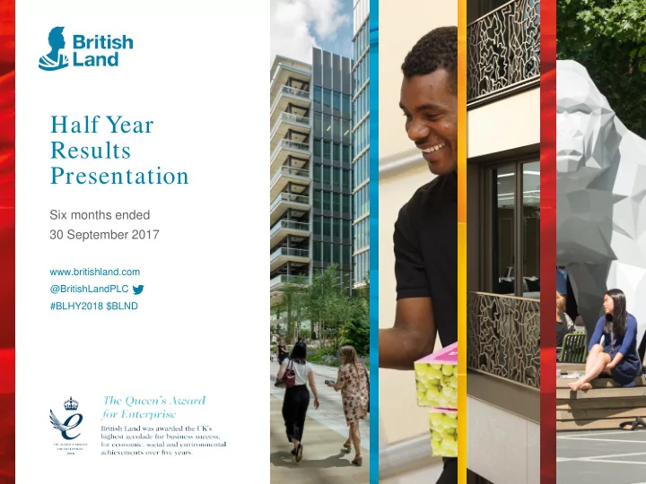 half year results presentation