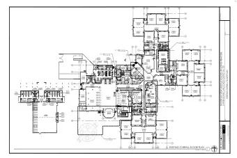 EXISTING OVERALL FLOOR PLAN  1  NORTH  SCALE: 1&quot; = 20'-0&quot;  SHEET NUMBER  CLASSROOM