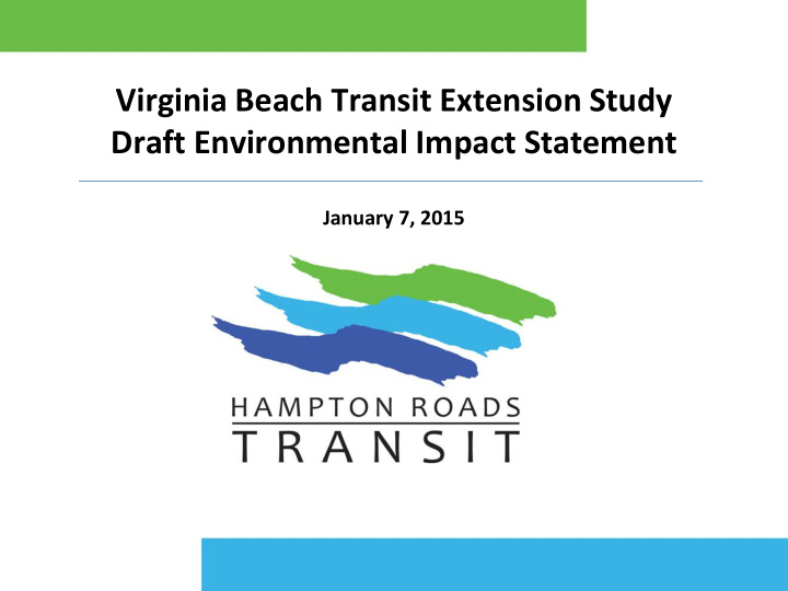 virginia beach transit extension study draft