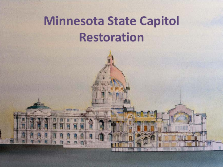 minnesota state capitol restoration approval of master
