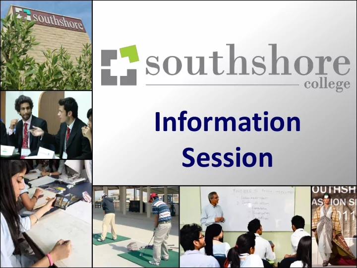 session about southshore