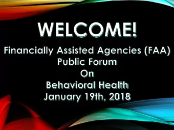 Proposals submitted  Recruit and train RFP  Convene Bidders  performance history,  and screened