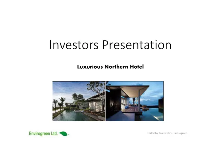 investors presentation