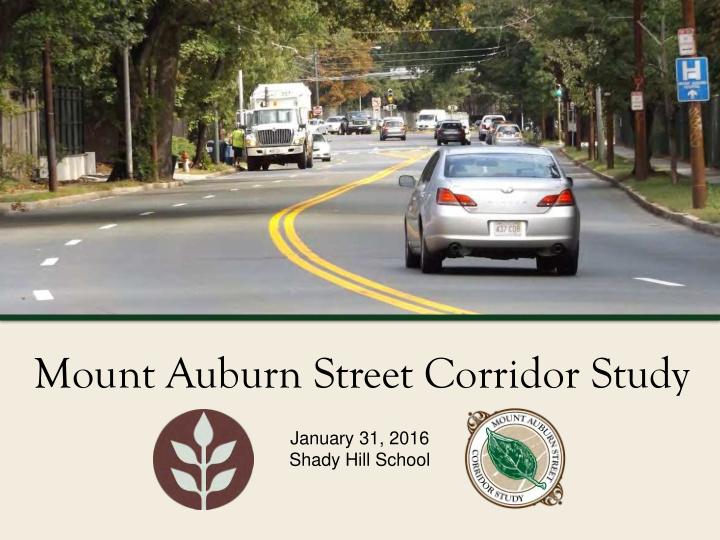 mount auburn street corridor study