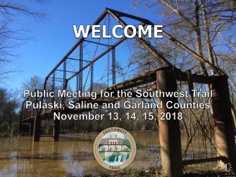 OPEN HOUSE FORMAT  The following presentation gives a brief summary of the  project and how to