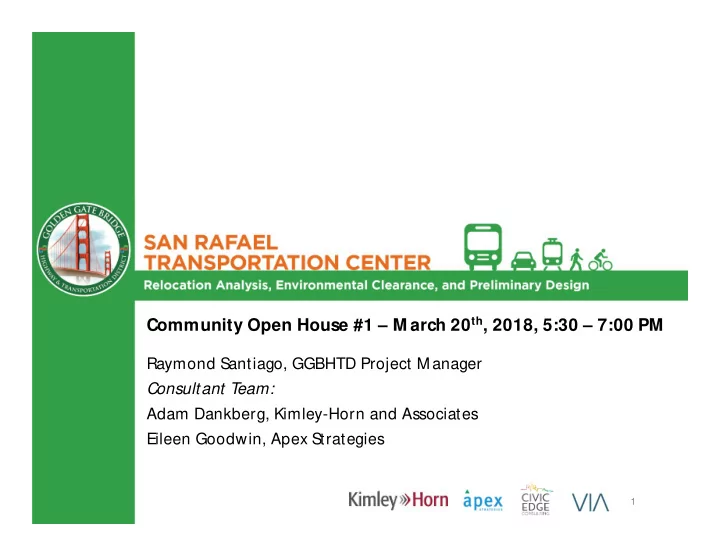 community open house 1 m arch 20 th 2018 5 30 7 00 pm
