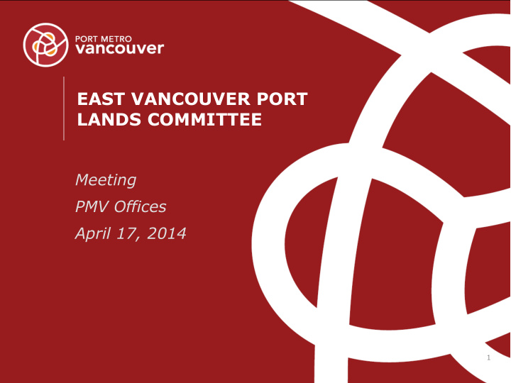 east vancouver port lands committee