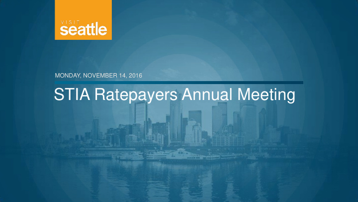 stia ratepayers annual meeting welcome