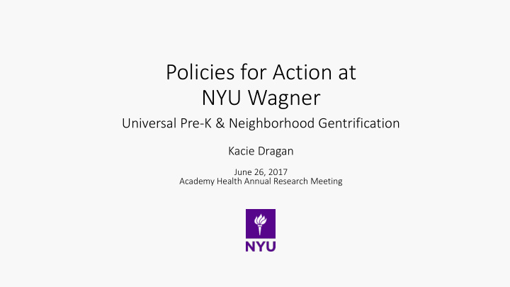 nyu wagner