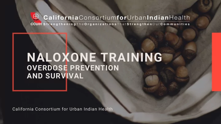 naloxone training