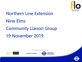Nine Elms  Community Liaison Group  19 November 2019  #  Action  Update  Our scheme at Nine Elms is