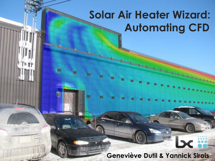 solar air heater wizard automating cfd