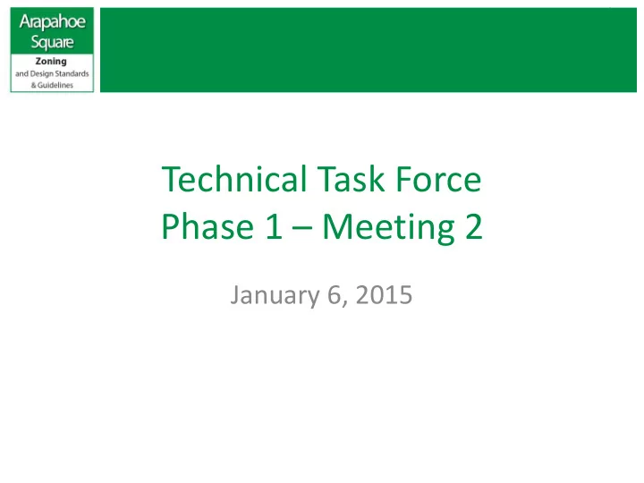 phase 1 meeting 2