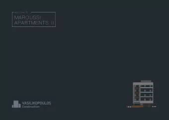 MAROUSSI  APARTMENTS II  Maroussi is located in the northern suburbs of Athens with  Location