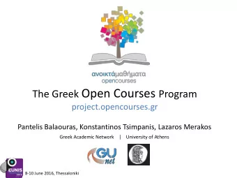 license  THE PROGRAM AND ITS  ACHIEVEMENTS  funding  program  some data  Design:  - Started at 2010