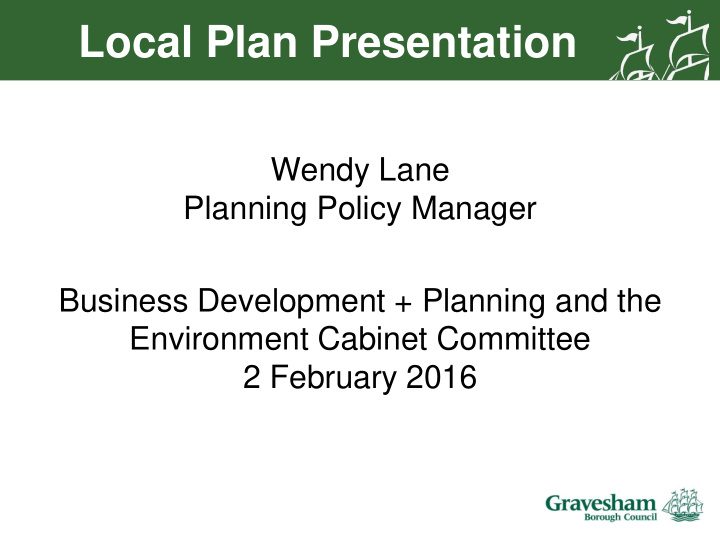 local plan presentation
