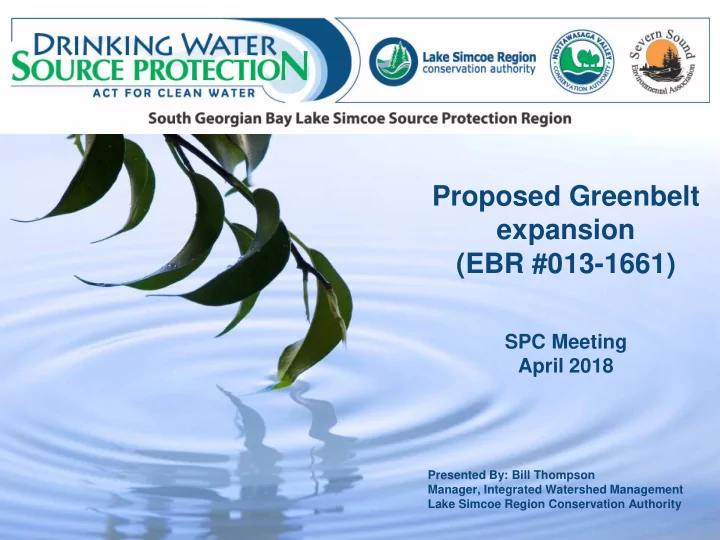 proposed greenbelt expansion ebr 013 1661