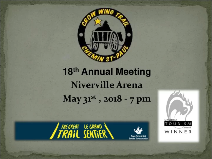 18 th annual meeting
