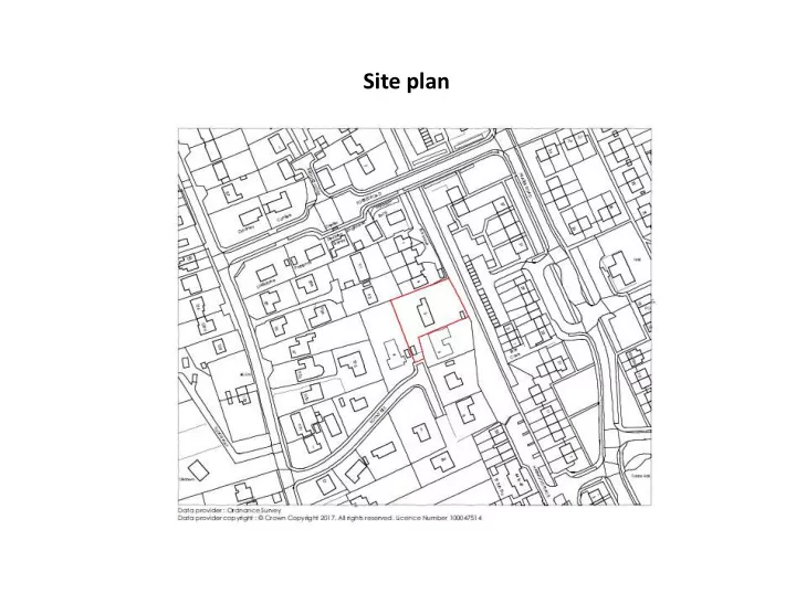 site plan refused application proposed block plan