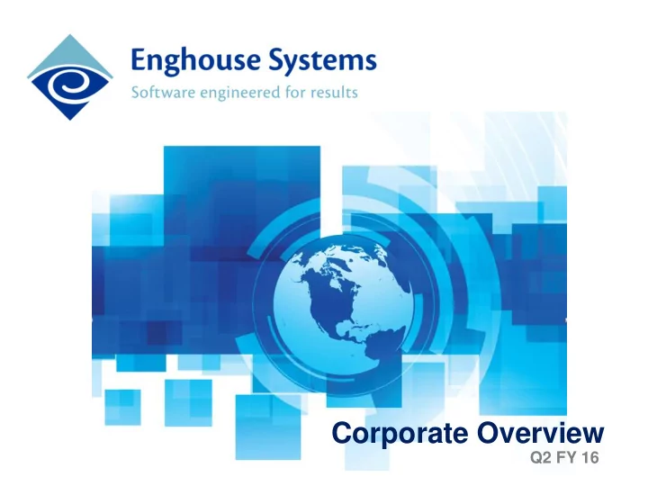 corporate overview