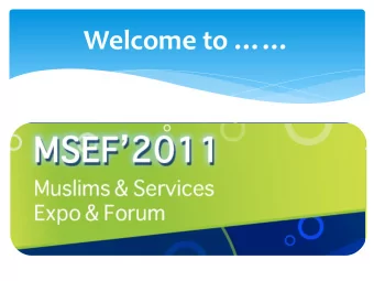 Welcome to   Opening Dua  Imam Yusuf Peer  OFFICIAL OPENING Mr Graham Perret  Member for