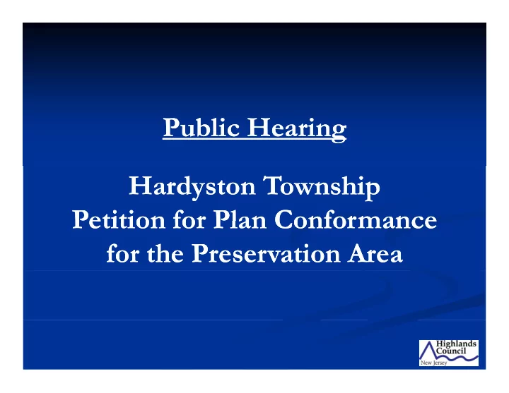 p bli h p bli h public hearing public hearing i i