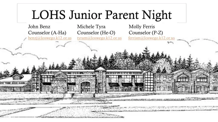 john benz michele tyra molly ferris counselor a ha