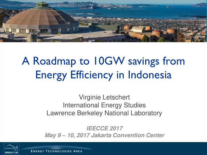 a roadmap to 10gw savings from energy efficiency in