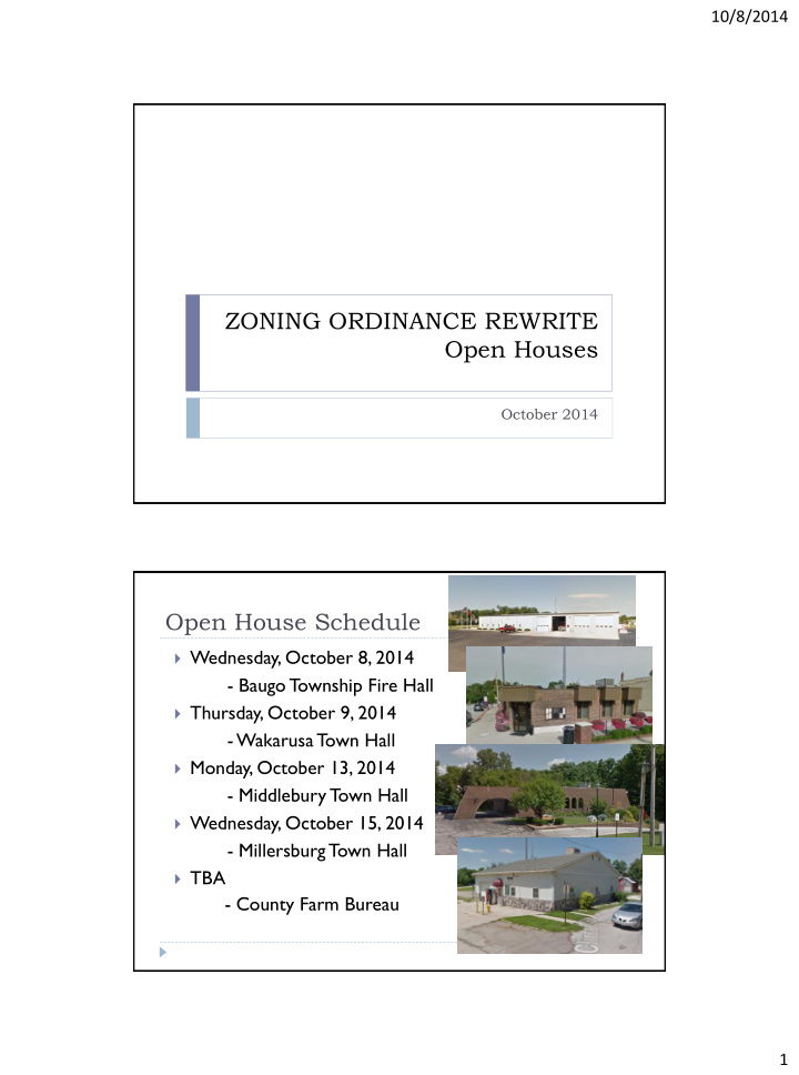 open houses