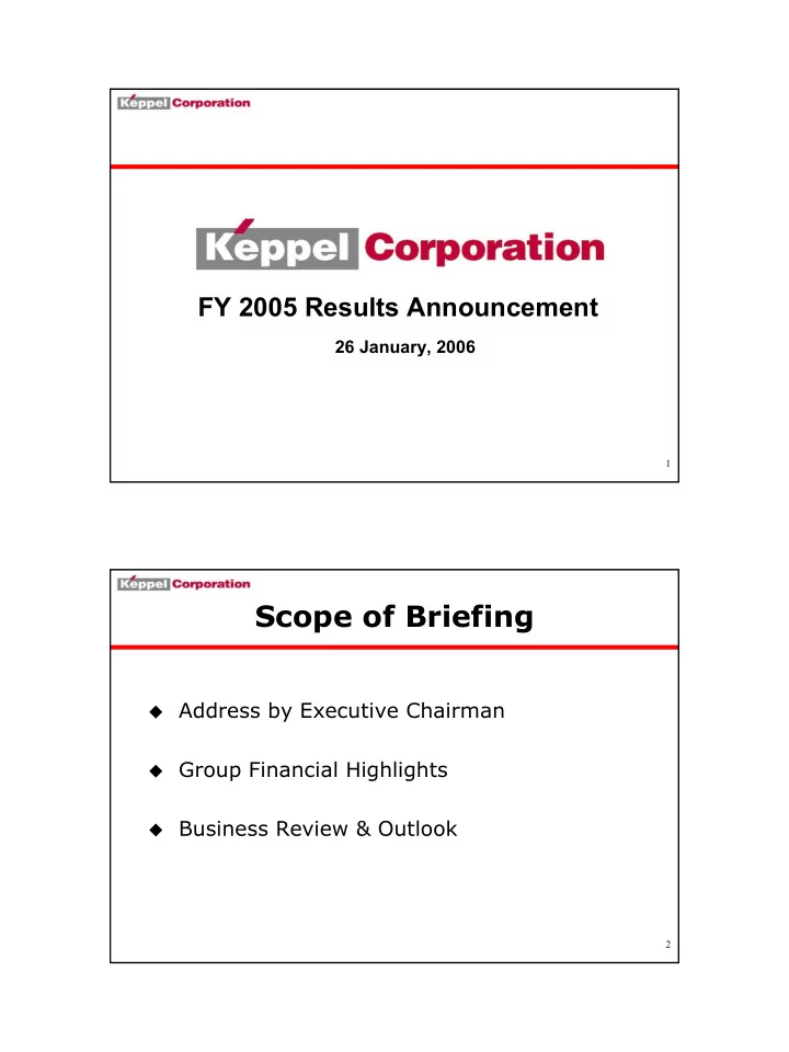 scope of briefing