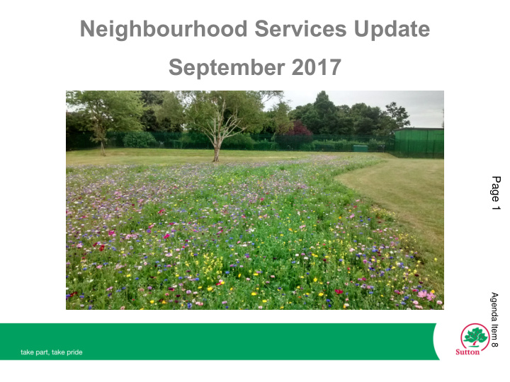 neighbourhood services update september 2017