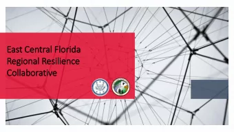 East Central Flo  lorida  Regional Resilience  Coll  llaborative  Resilience  EDA funded