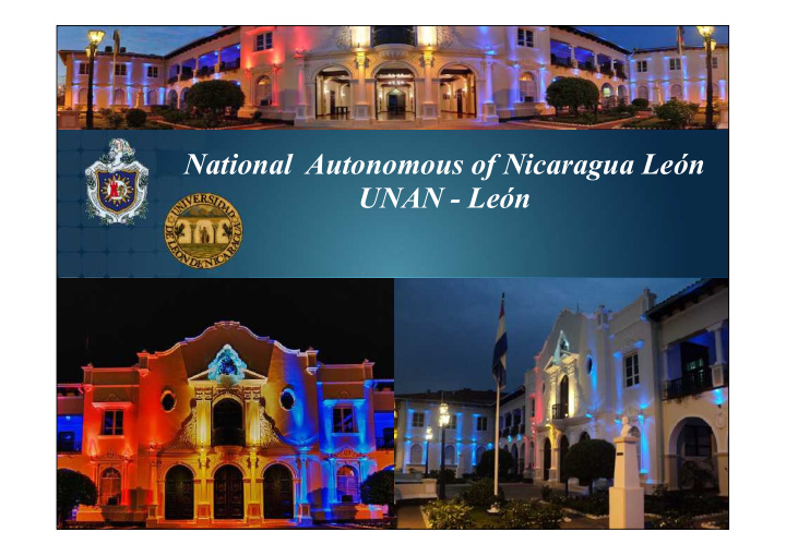 national autonomous of nicaragua le n unan le n nicaragua