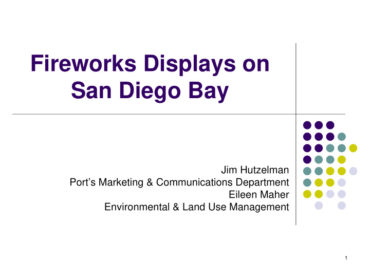 fireworks displays on san diego bay