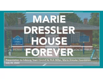 MARIE  DRESSLER  HOUSE  FOREVER