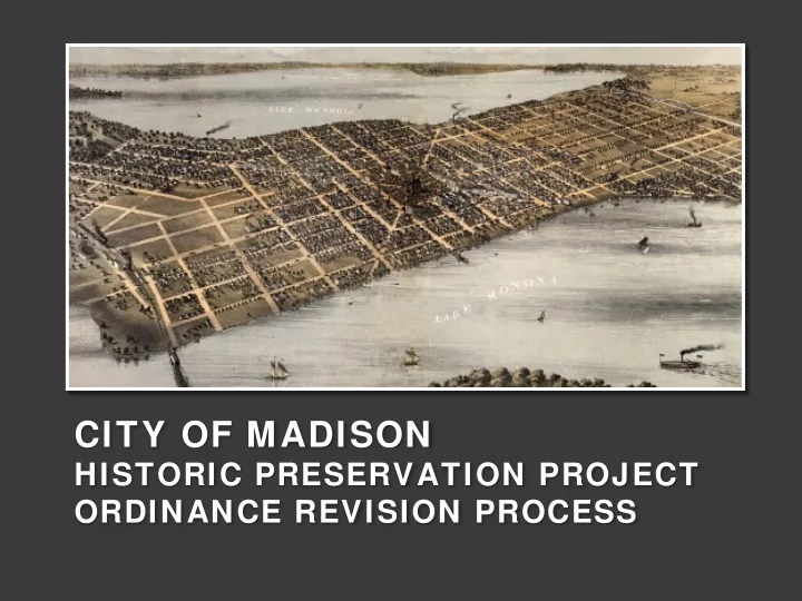 city of madison