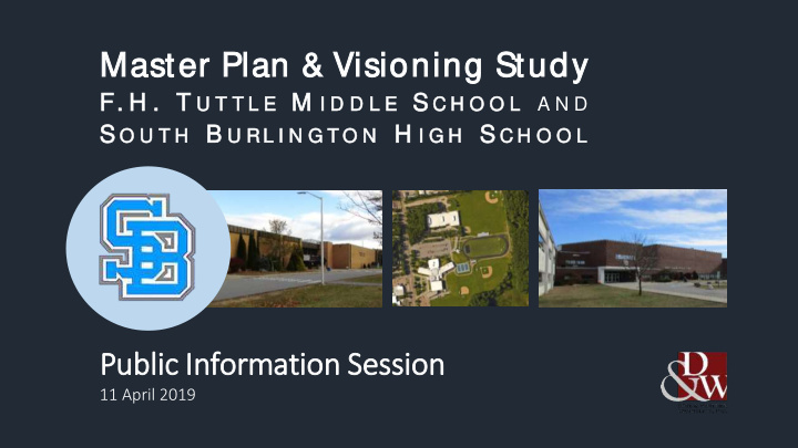 master plan v visioning study