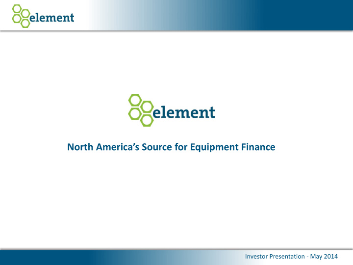 north america s source for equipment finance