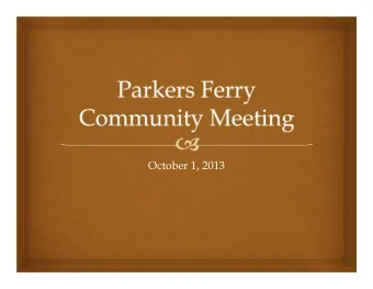 October 1, 2013  County Staff Present  County Council Member Anna Johnson  Walter Smalls,