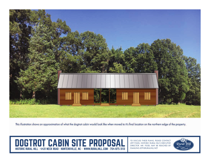 dogtrot cabin site proposal