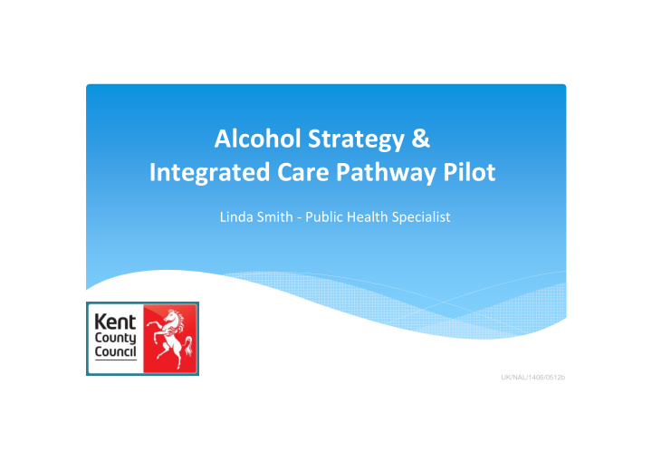 alcohol strategy integrated care pathway pilot