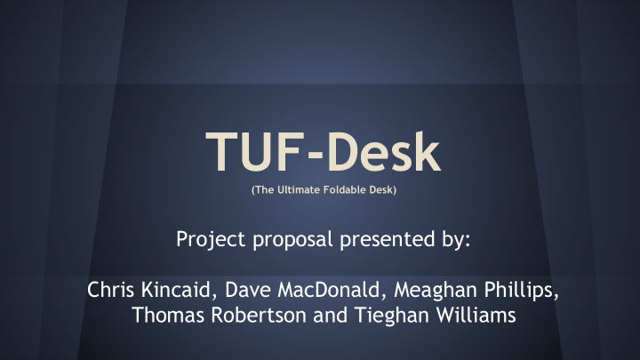 tuf desk