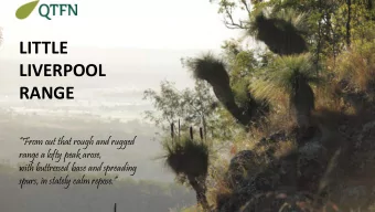 LITTLE  LIVERPOOL  RANGE  From out that rough and rugged  range a lofty peak arose,  with