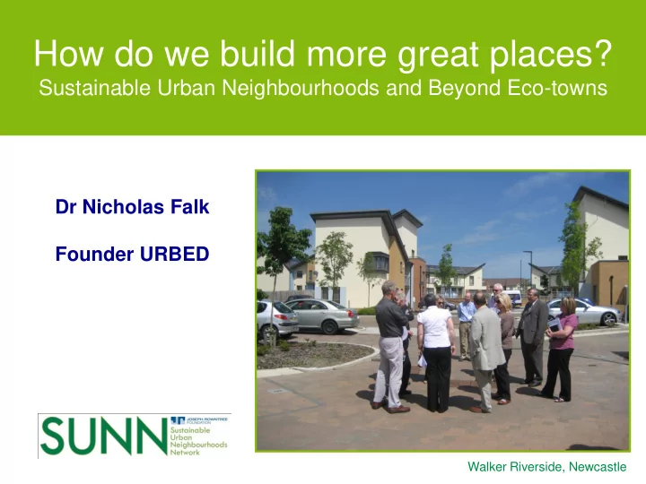 how do we build more great places