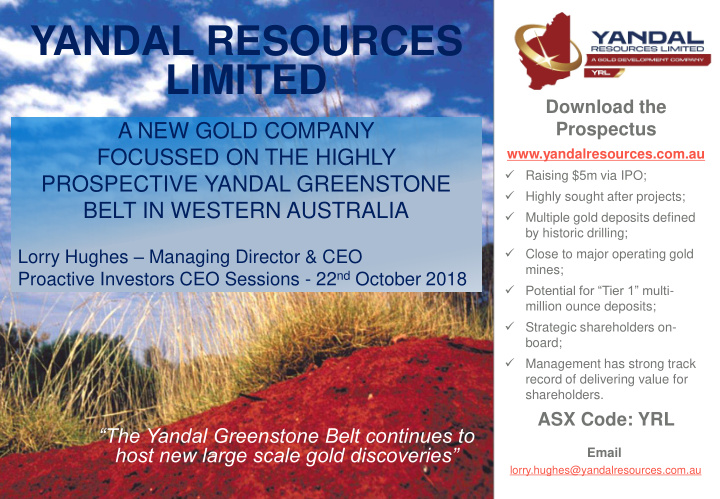 yandal resources