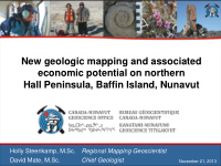 new geologic mapping and associated economic potential on